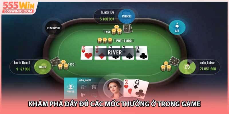 Khám phá đầy đủ các mốc thưởng ở trong game