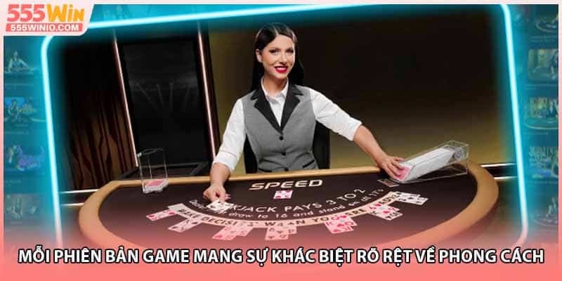 Mỗi phiên bản game mang sự khác biệt rõ rệt về phong cách